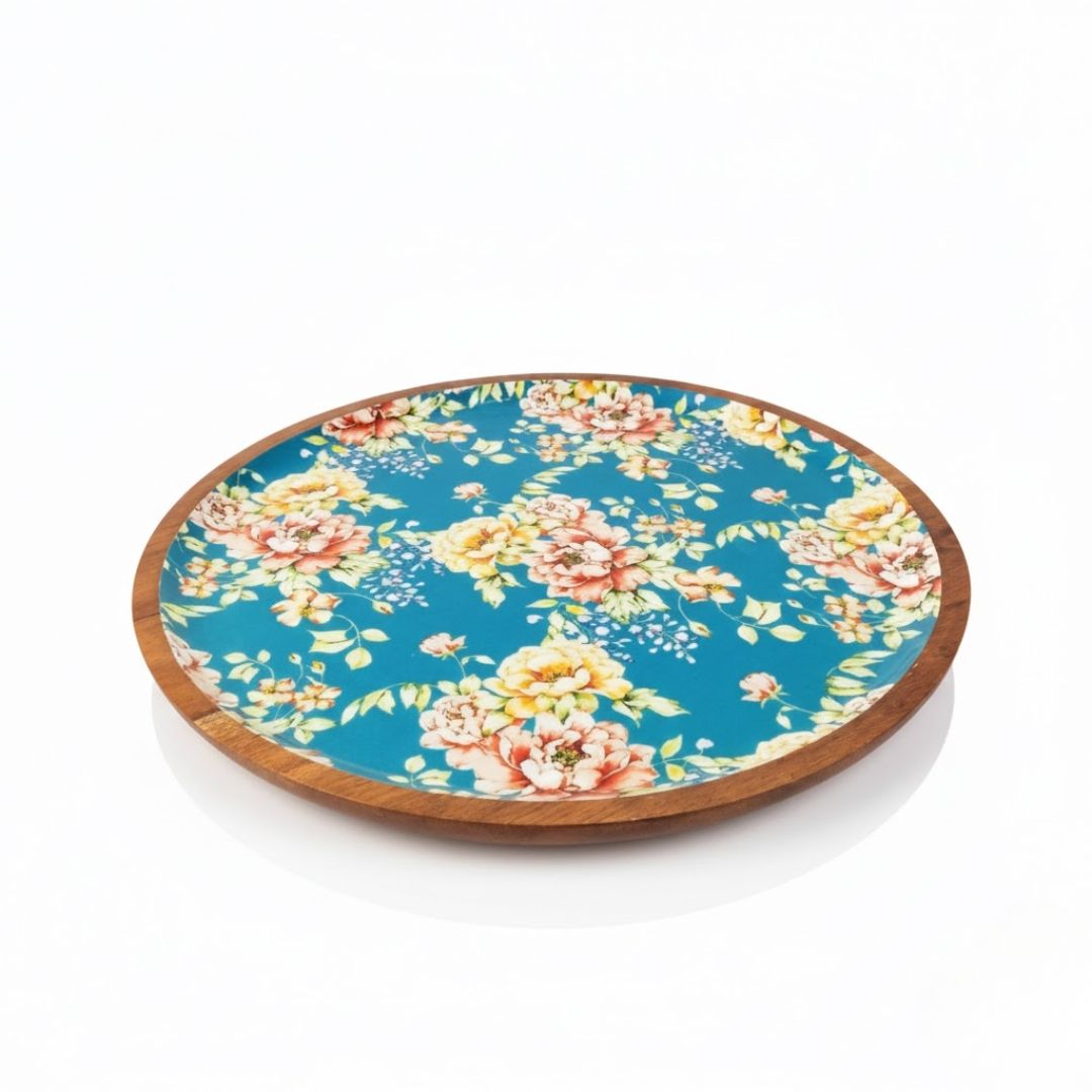 Elegant Acacia Wood Tray for Stylish Serving 061